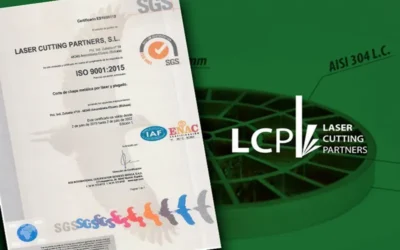 El sistema de gestión de Laser Cutting Partners ha obtenido el certificado ISO 9001:2015
